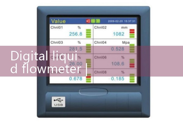 Digital liquid flowmeter